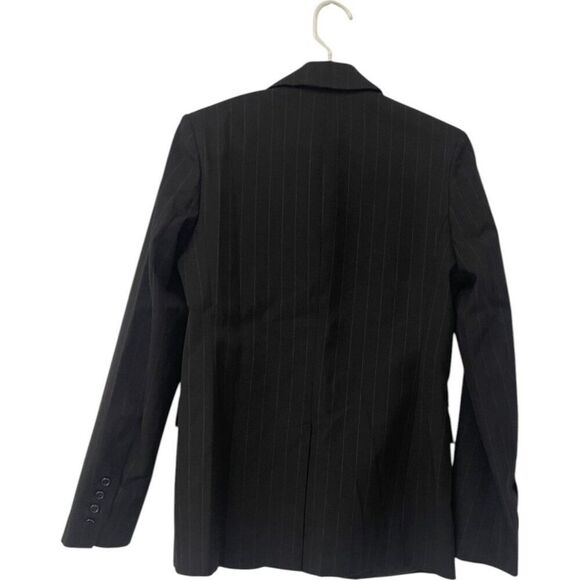 Zara Womens Blazer Suit Jacket XS Brown Pinstriped polyester 3811/045 NWOT - Picture 5 of 10